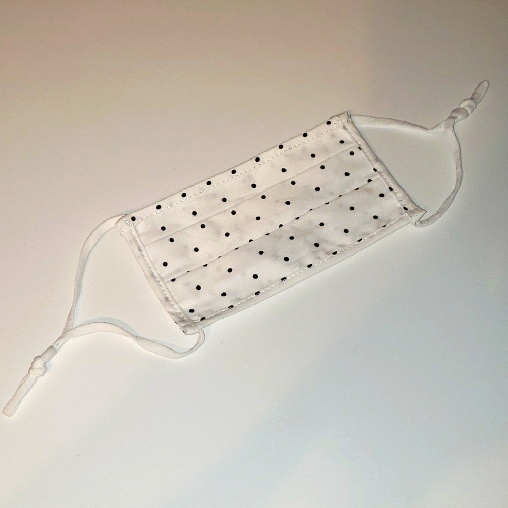 3/$10 Polka dot face mask women's